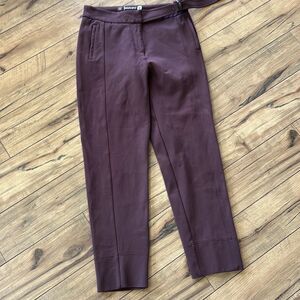 Betabrand Plum Ankle Pants